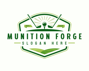 Golf Course Tournament logo design