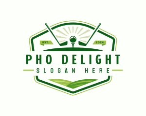 Golf Course Tournament logo design