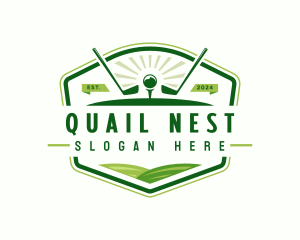 Golf Course Tournament logo design