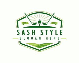 Golf Course Tournament logo design