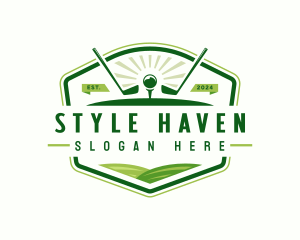 Golf Course Tournament logo design