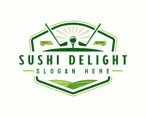 Golf Course Tournament logo design