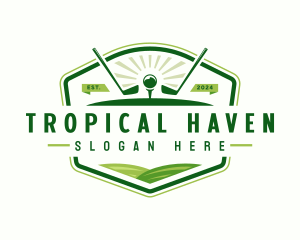 Golf Course Tournament logo design