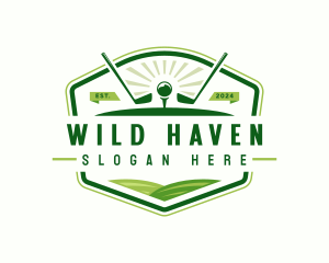 Golf Course Tournament logo design