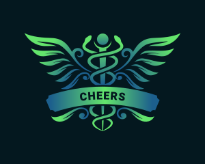 Drugstore - Medical Wings Hospital logo design