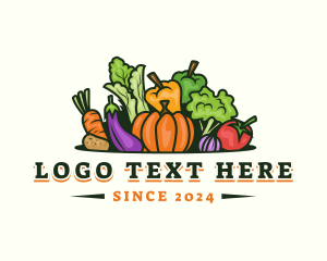 Kitchen - Fresh Vegetables Market logo design