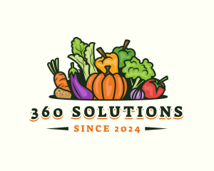 Fresh Vegetables Market logo design