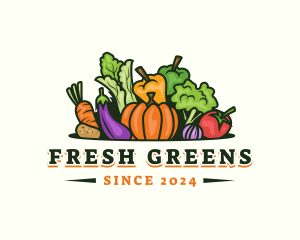 Lettuce - Fresh Vegetables Market logo design
