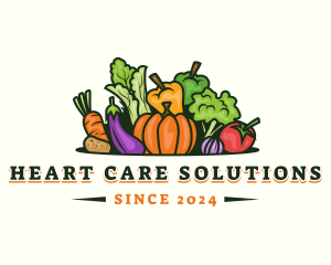 Fresh Vegetables Market logo design