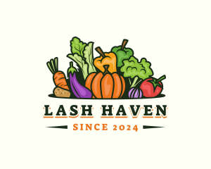 Fresh Vegetables Market logo design