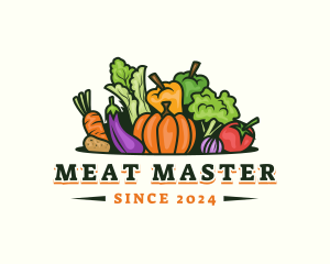 Fresh Vegetables Market logo design