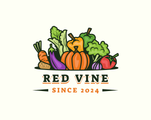 Tomato - Fresh Vegetables Market logo design