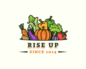 Fresh Vegetables Market logo design