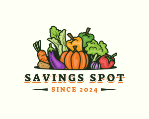 Fresh Vegetables Market logo design