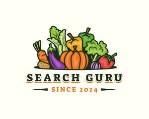 Fresh Vegetables Market logo design