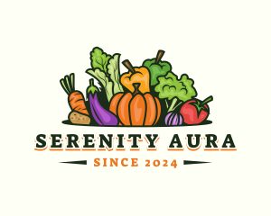 Fresh Vegetables Market logo design