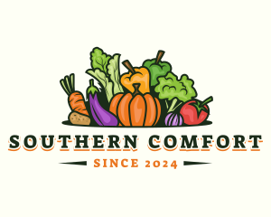 Fresh Vegetables Market logo design