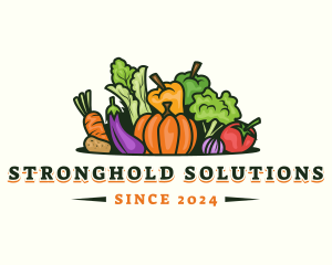 Fresh Vegetables Market logo design