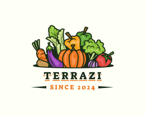 Fresh Vegetables Market logo design