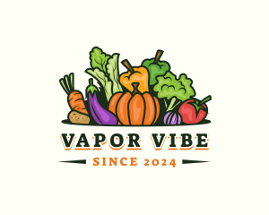 Fresh Vegetables Market logo design