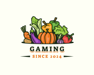 Vegetarian - Fresh Vegetables Market logo design