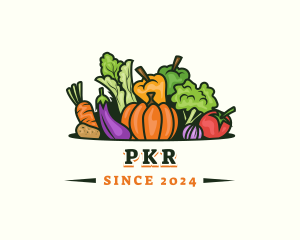 Fresh Vegetables Market logo design