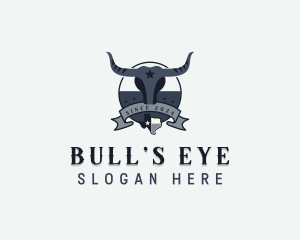 Bull Texas Ranch logo design