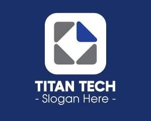 Tech Mobile Application logo design