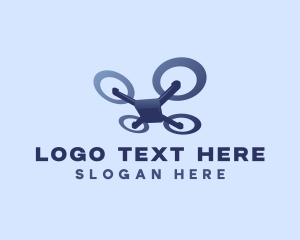 Aircraft - Drone Pilot Quadcopter logo design