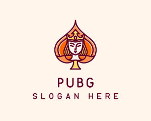 Nightclub - Spade Queen Royal Casino logo design