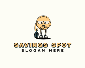 Money Savings Coin logo design