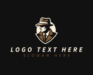 Vintage - Mysterious Detective Investigator logo design