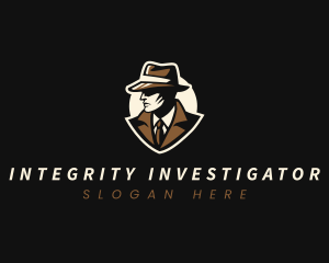 Investigator - Mysterious Detective Investigator logo design