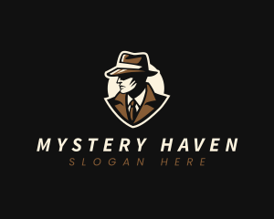 Mysterious Detective Investigator logo design