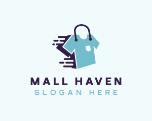 T-shirt Shopping Bag logo design