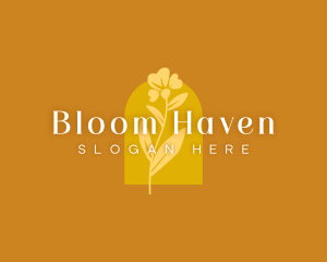 Floral Wedding Events logo design