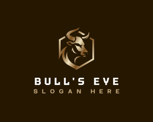 Premium Bull Horn logo design