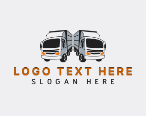 Trailer - Trailer Truck Logistics logo design