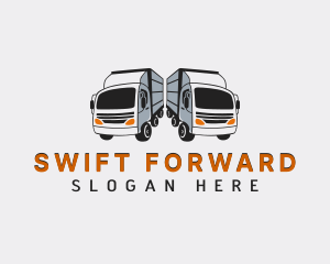 Forwarder - Trailer Truck Logistics logo design