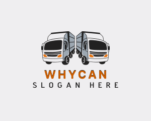 Truck - Trailer Truck Logistics logo design