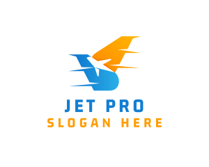 Jet - Airline Airplane Jet logo design