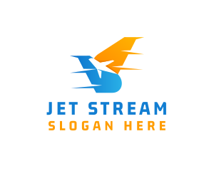 Jet - Airline Airplane Jet logo design