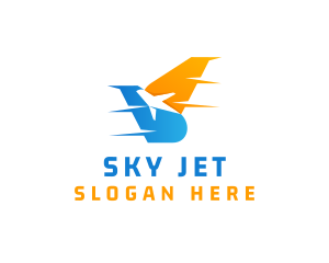 Airline Airplane Jet  logo design