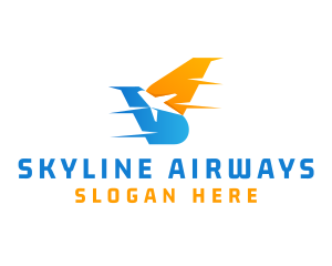 Airliner - Airline Airplane Jet logo design