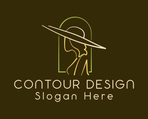 Feminine Designer Hat logo design