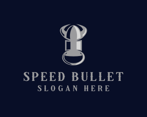 Bullet - Bullet Bull Horns logo design