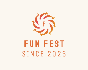 Fest - Firework Star Festival logo design