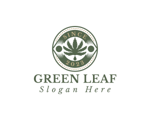 Marijuana Herbal Weed logo design