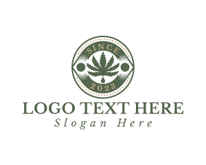 Cbd - Marijuana Herbal Weed logo design