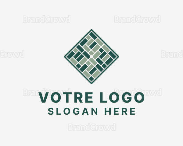 Floor Pavement Tile Logo